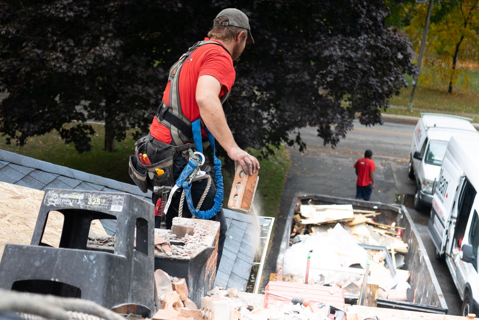 Roof tear-off